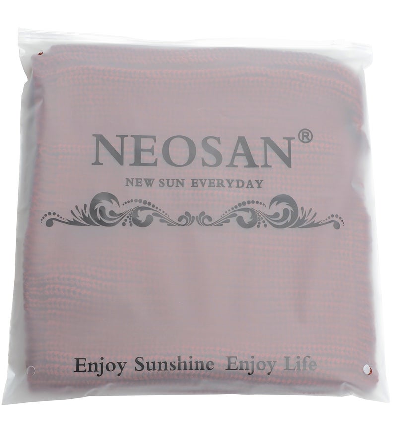 NEOSAN Womens Thick Ribbed Knit Winter Infinity Circle Loop Scarf Burgundy - Image 4